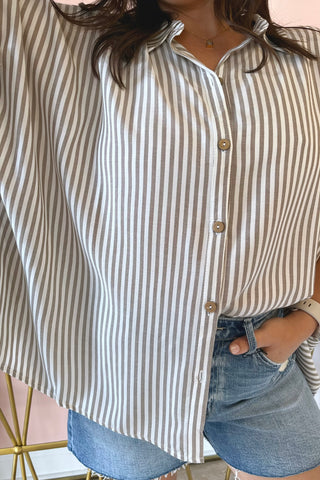 Saylor Striped Button-Up