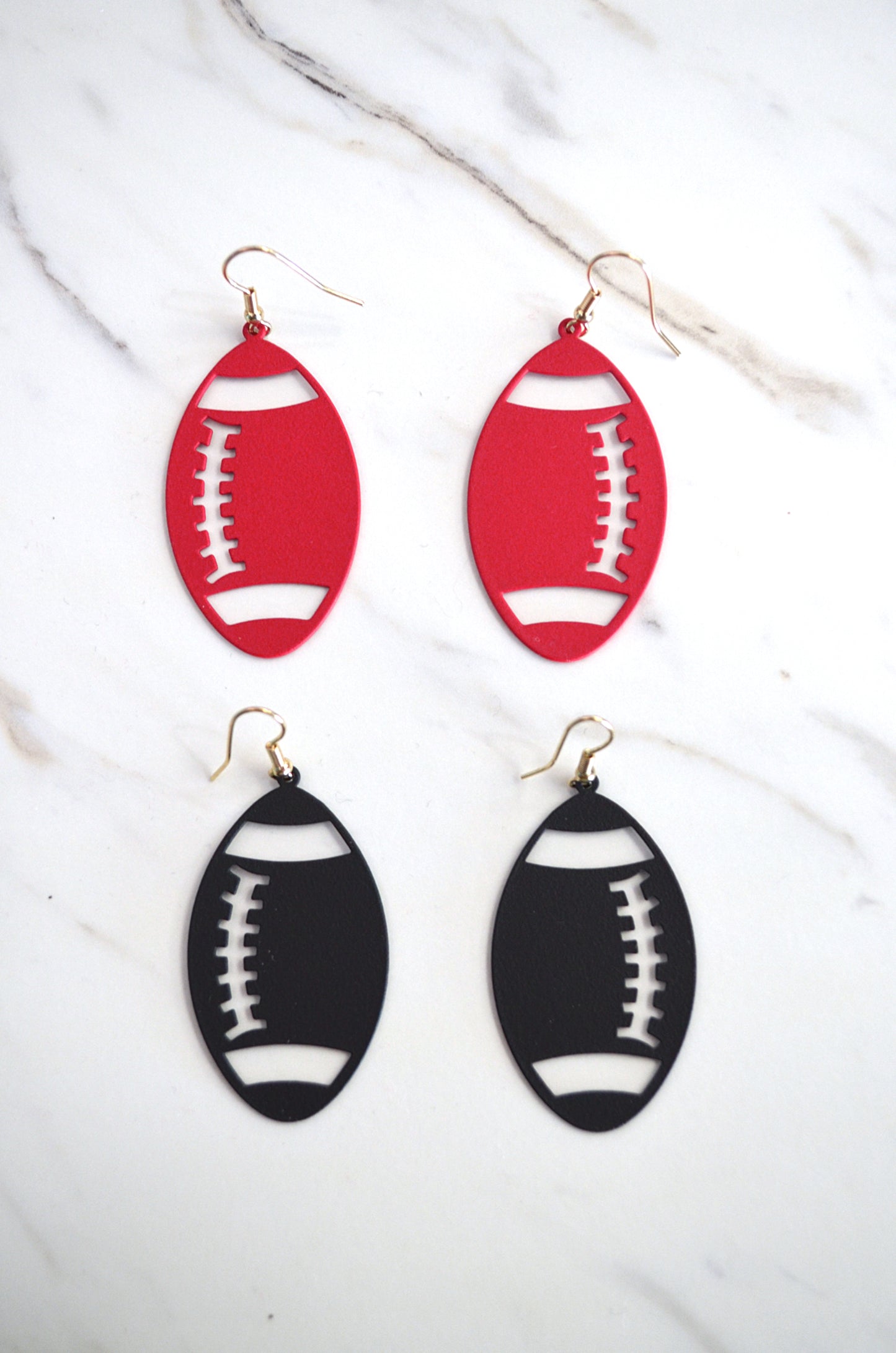 Football Filigree Earrings