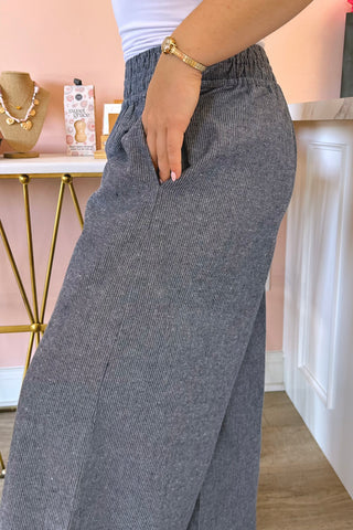 Tabitha Pinstripe Pants - Boutique EllaPar