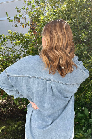 Chessa Chambray Top