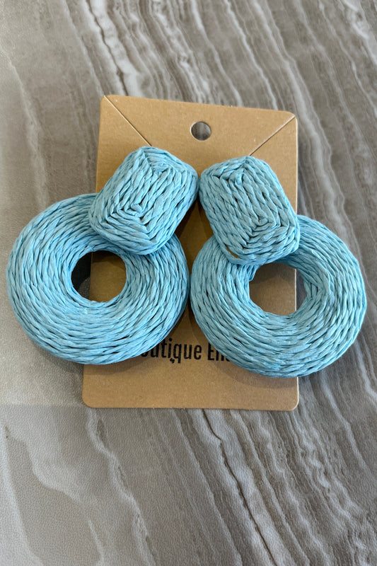 Khloe Raffia Earrings