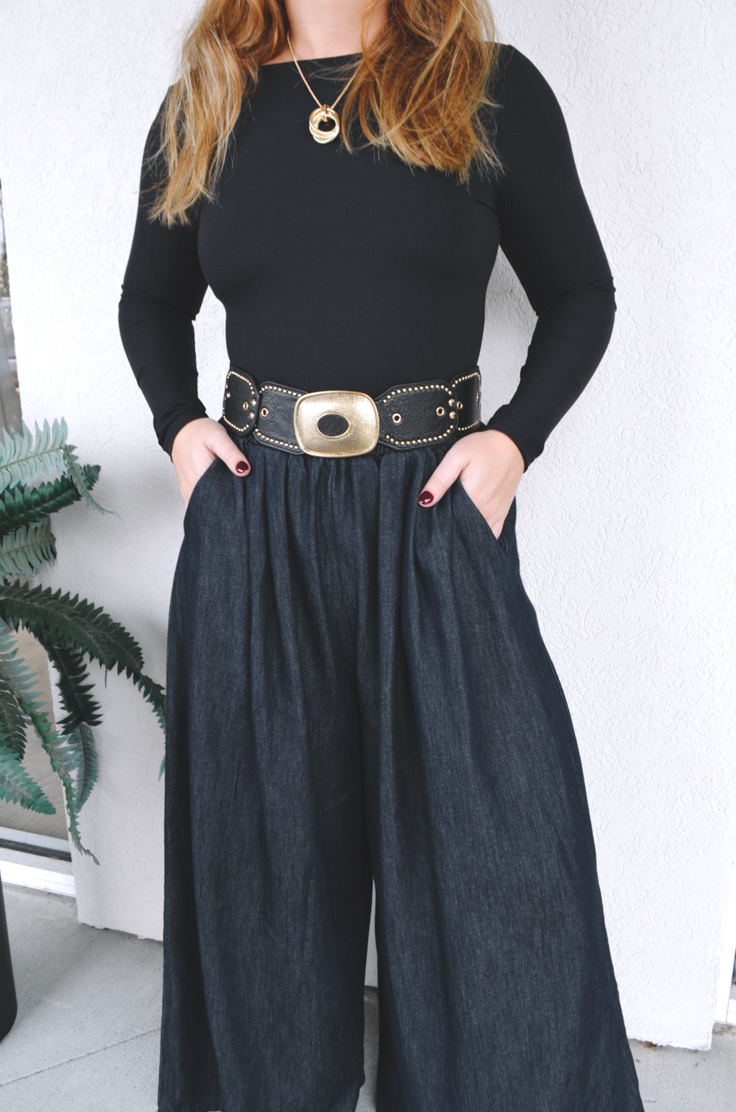 Studded Western Belt