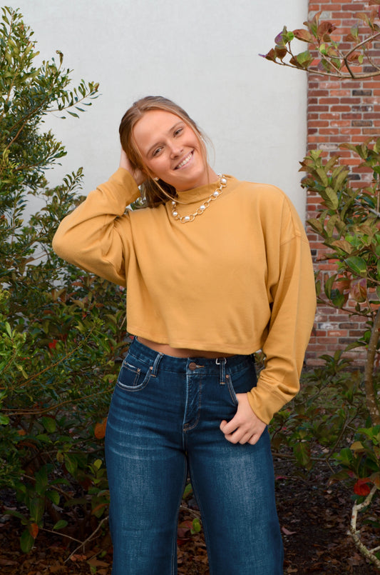 Goldie Mock-Neck Sweater