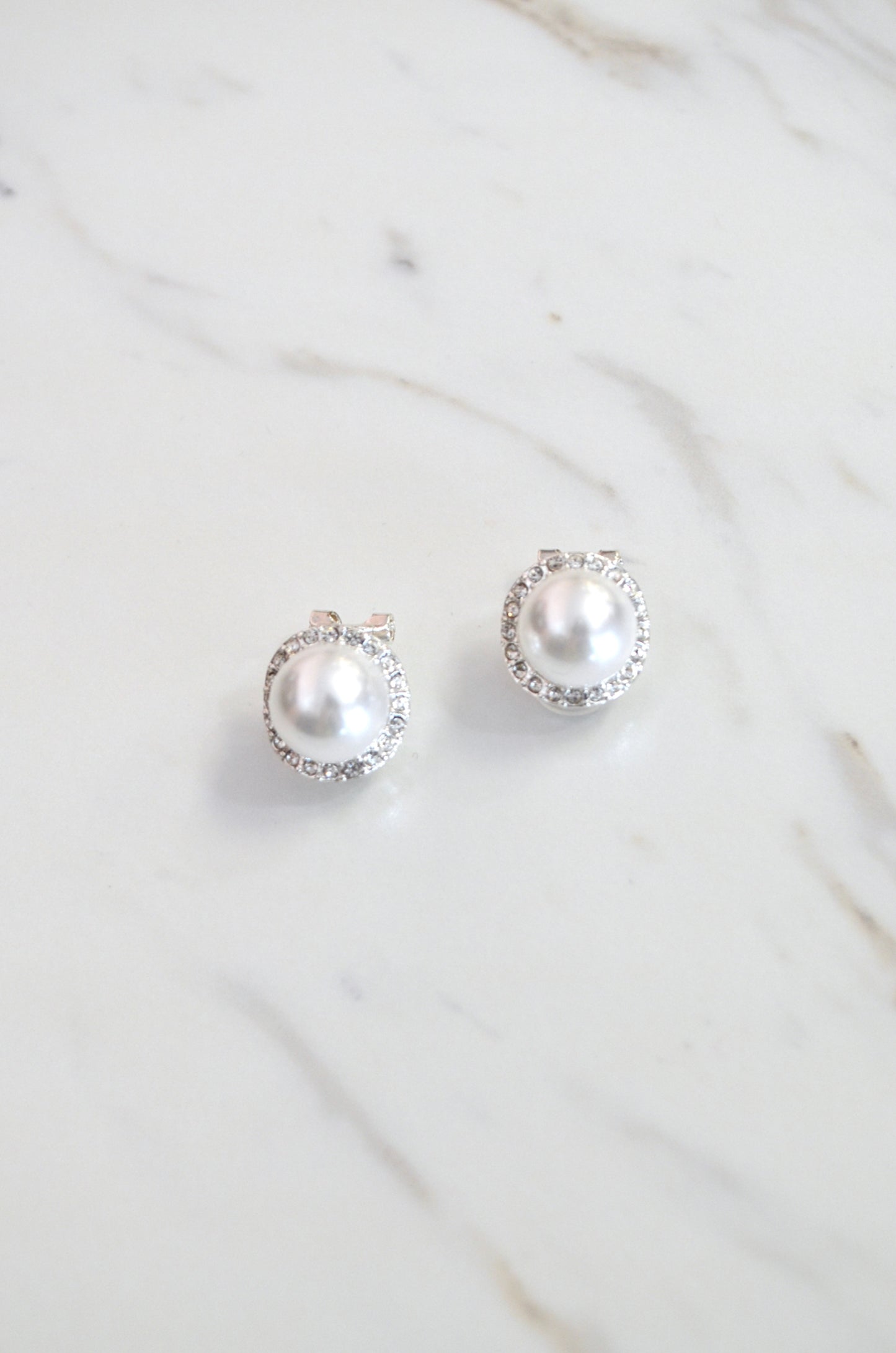 Clip-On Pave Earrings