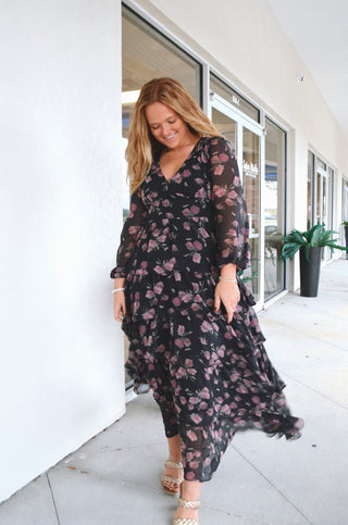 Thea Tiered Maxi Dress - Boutique EllaPar