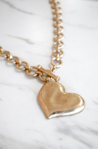 Lover Toggle Necklace - Boutique EllaPar