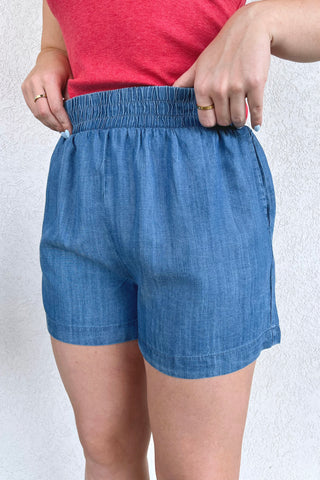 Leilah Lyocell Shorts - Boutique EllaPar