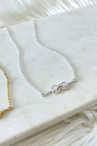 18K Horseshoe Necklace - Boutique EllaPar