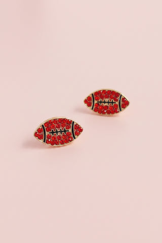 Glitz Football Studs - Boutique EllaPar
