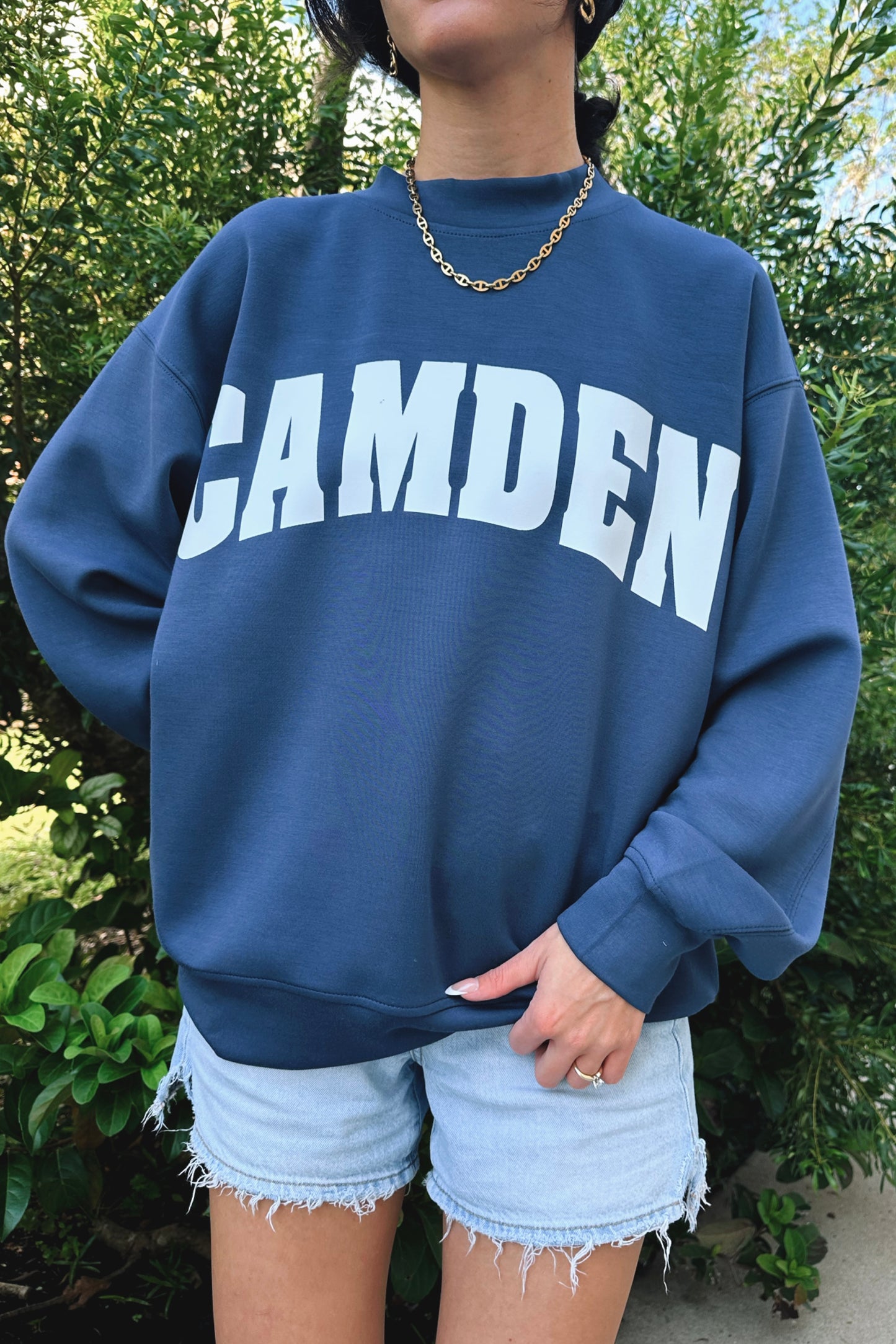 CAMDEN Mock Neck Sweatshirt