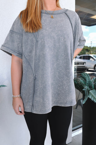 Margo Oversized Lounge Tee - Boutique EllaPar