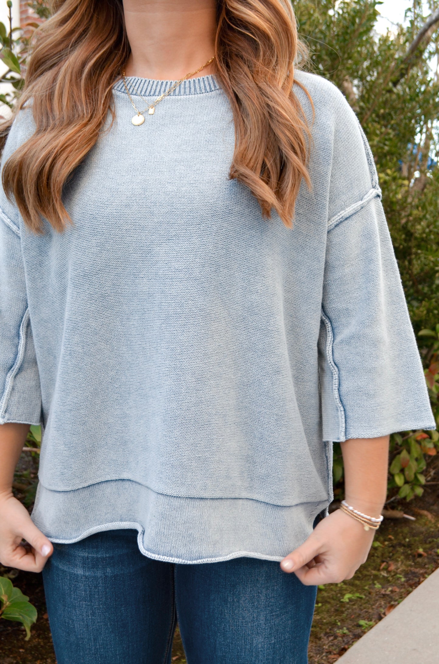 Saidee 3/4 Sleeve Sweater