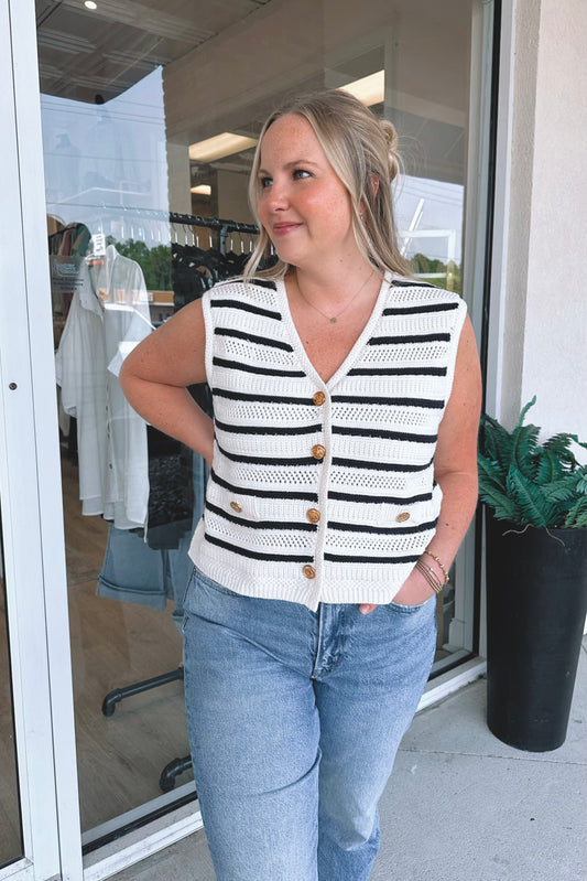 High Seas Striped Vest