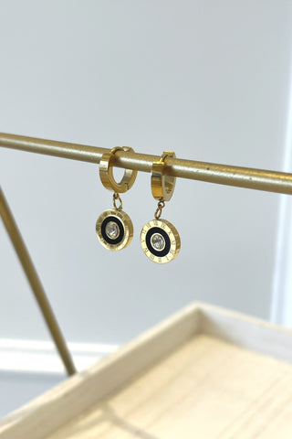 Kacie Numeral Earrings - Boutique EllaPar