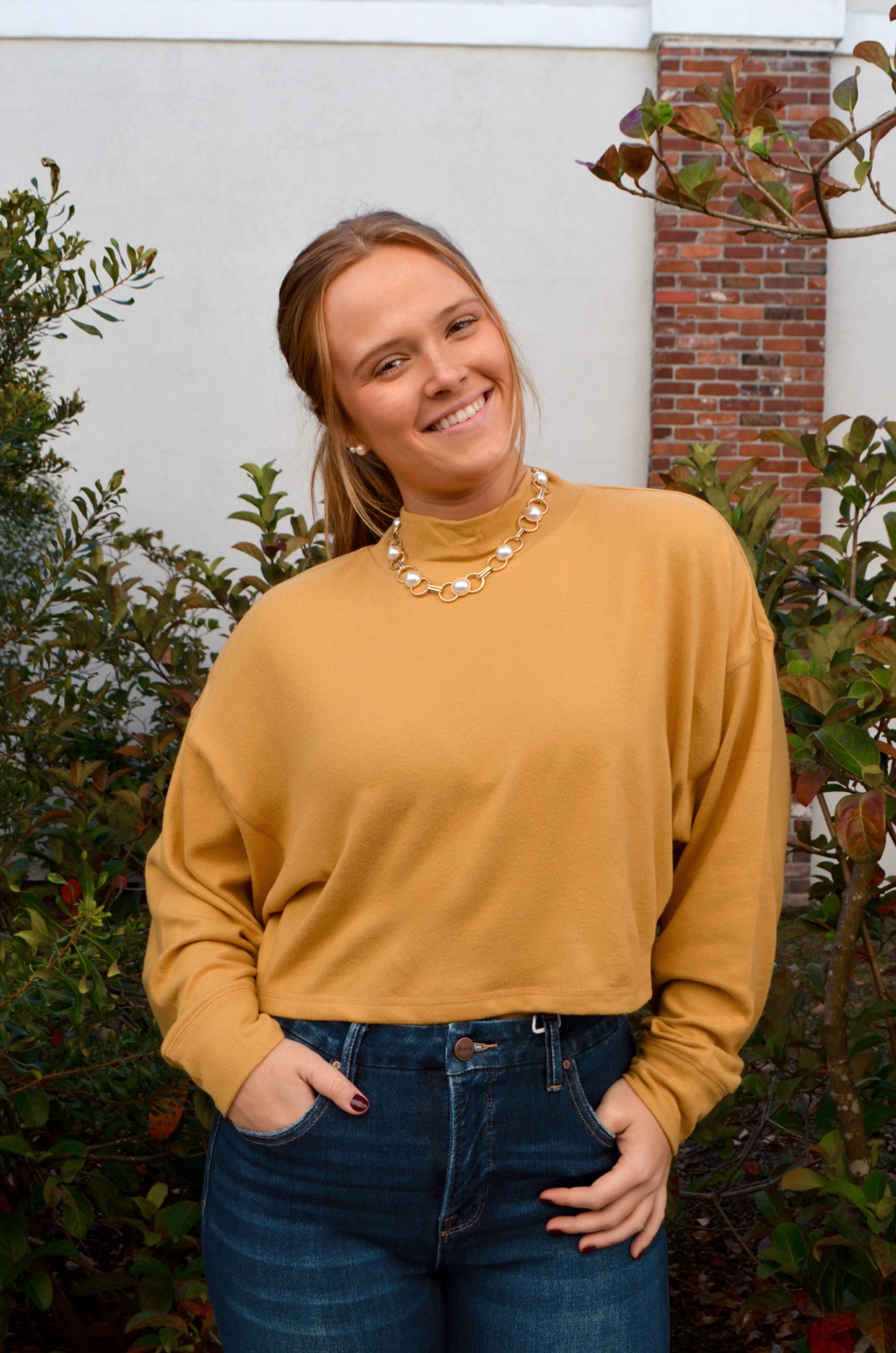 Goldie Mock-Neck Sweater