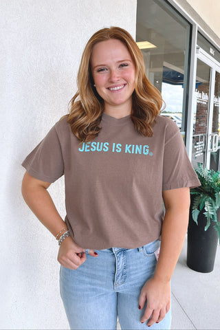 Jesus Is King Tee - Boutique EllaPar