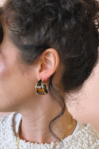 Tatum Tort Hoops - Boutique EllaPar