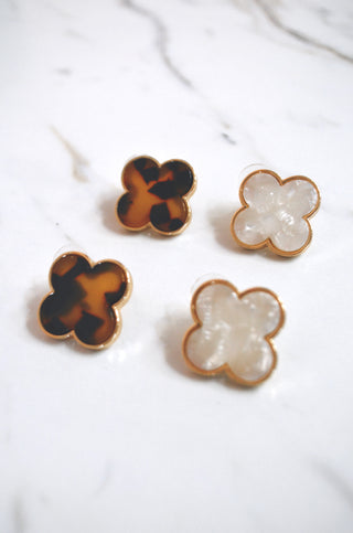 Chance Clover Earrings - Boutique EllaPar