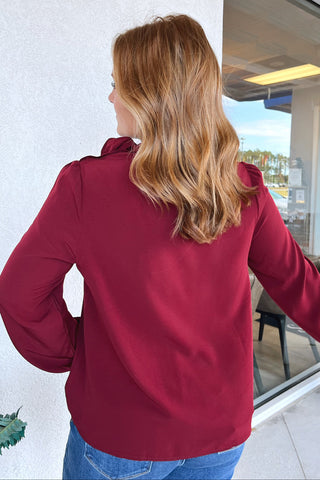 Roslyn Tie-Neck Blouse