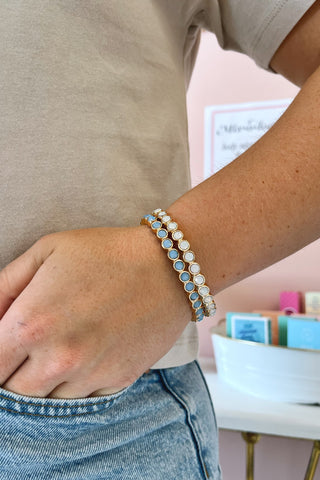 Stone Station Bracelet - Boutique EllaPar