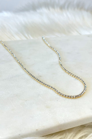 GD Tennis Necklace - Boutique EllaPar