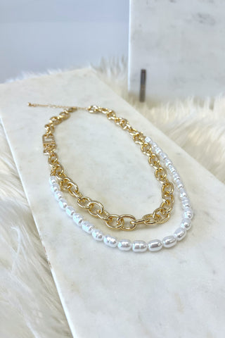 Amalfi Pearl Necklace - Boutique EllaPar