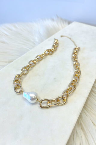 18K GD Claire Necklace - Boutique EllaPar