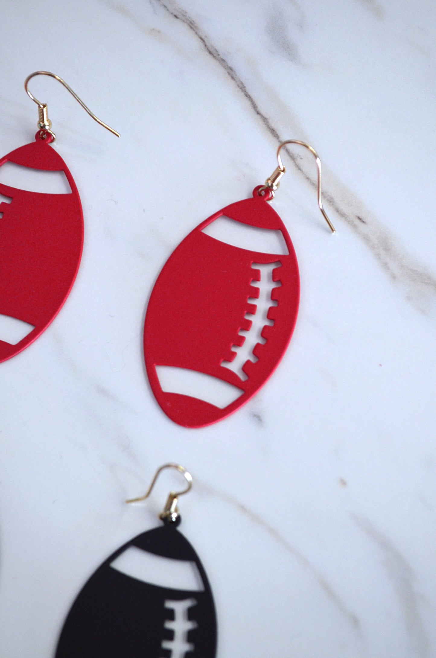 Football Filigree Earrings