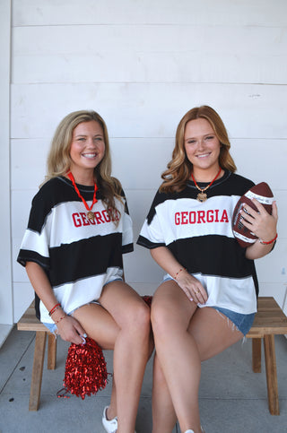 Georgia Varsity Top - Boutique EllaPar