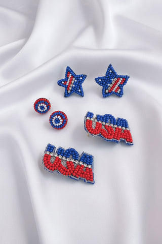 Patriotic Studs - Boutique EllaPar