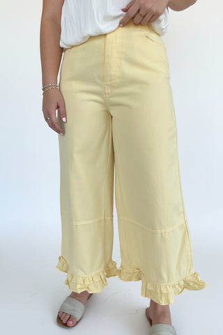 Abby Ruffle Pants - Boutique EllaPar