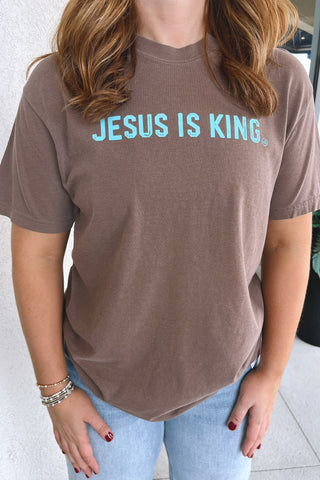 Jesus Is King Tee - Boutique EllaPar