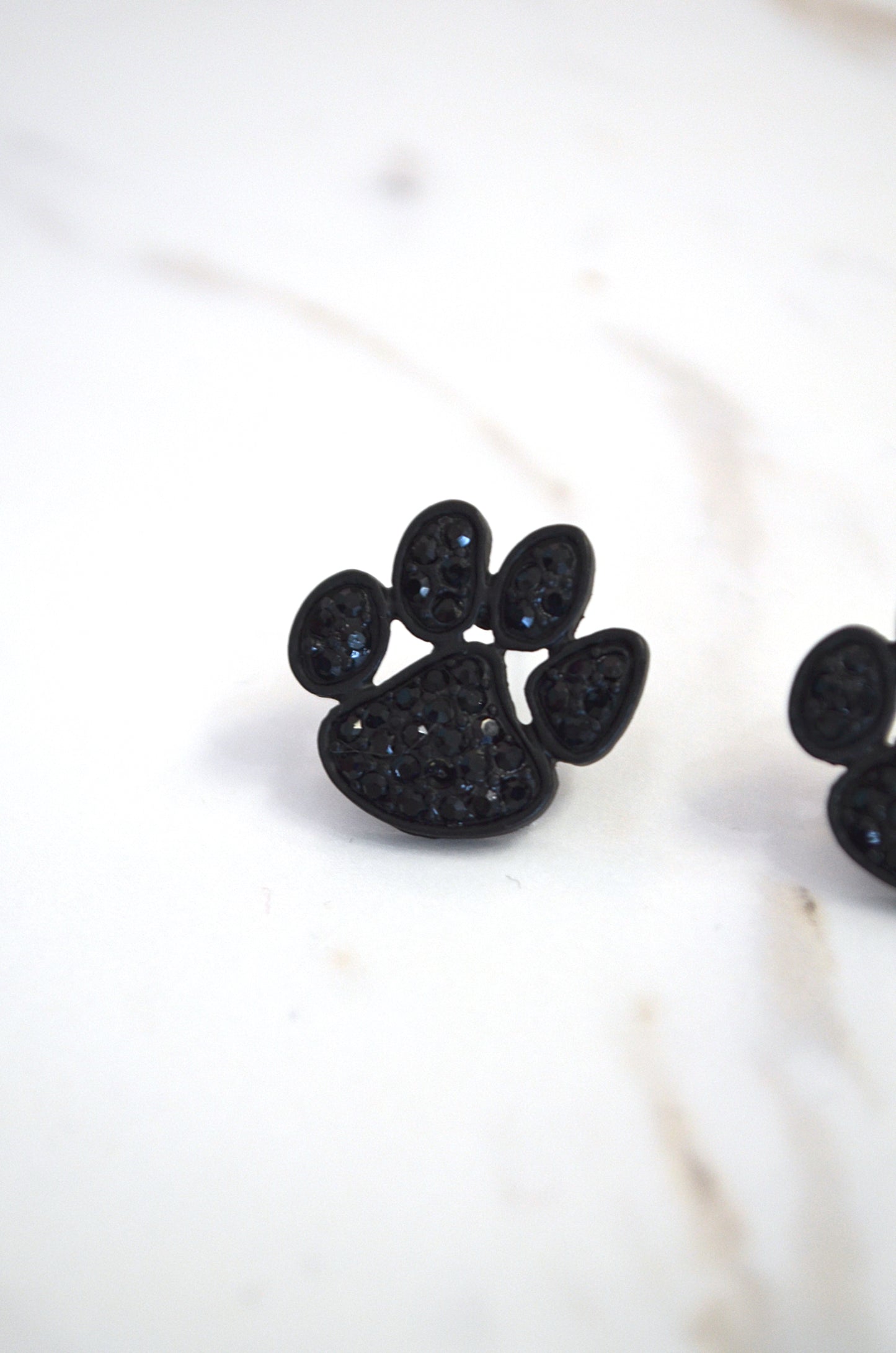 Pave Paw Studs