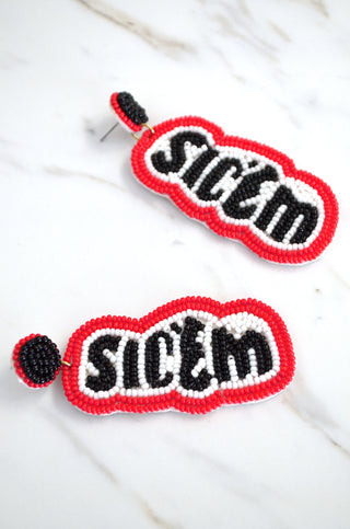 Alum Beaded Earrings - Boutique EllaPar