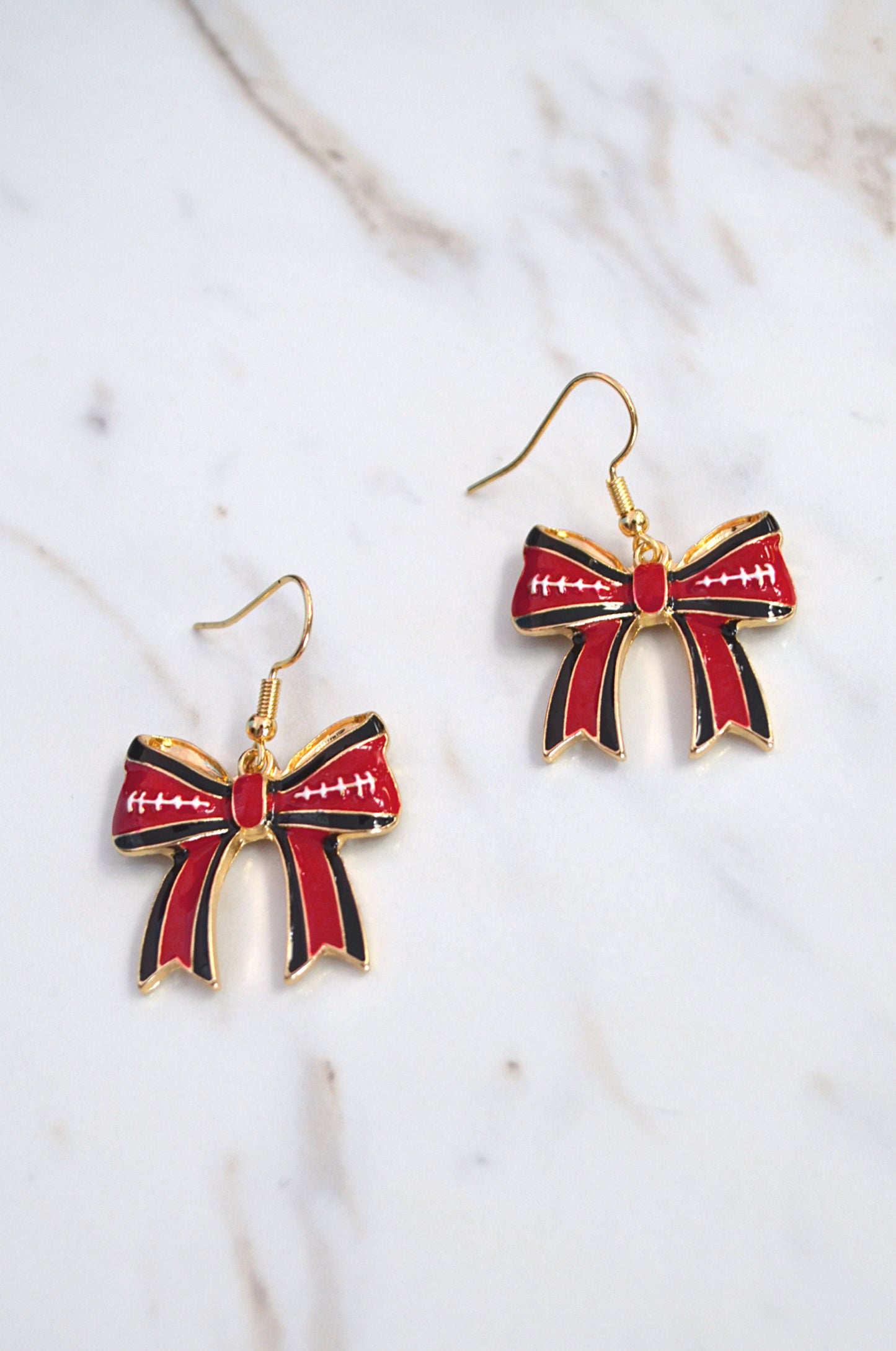 UGA Bow Earrings