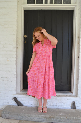 Ivy Rosette Charm Dress - Boutique EllaPar