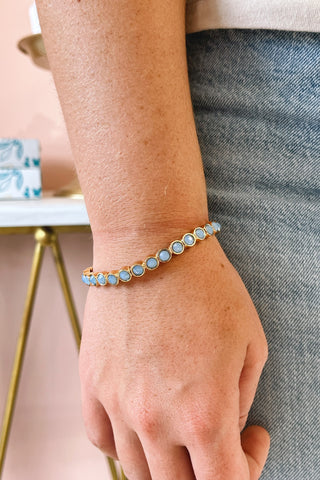 Stone Station Bracelet - Boutique EllaPar