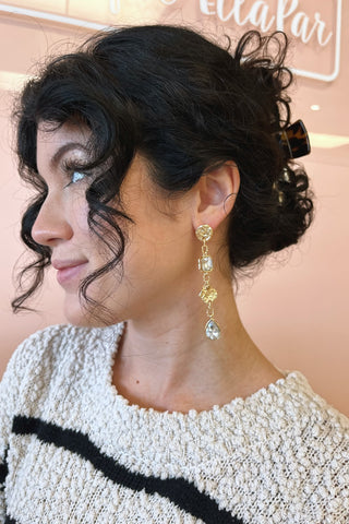Havana Dangle Earrings - Boutique EllaPar