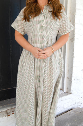 Lydia Tie-Back Maxi Dress - Boutique EllaPar