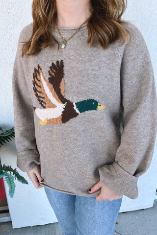 Mallard Fuzzy Sweater