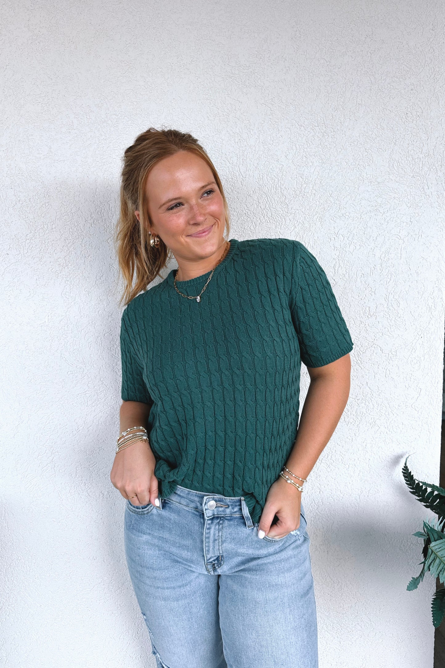 Chelsea Cable Knit Top
