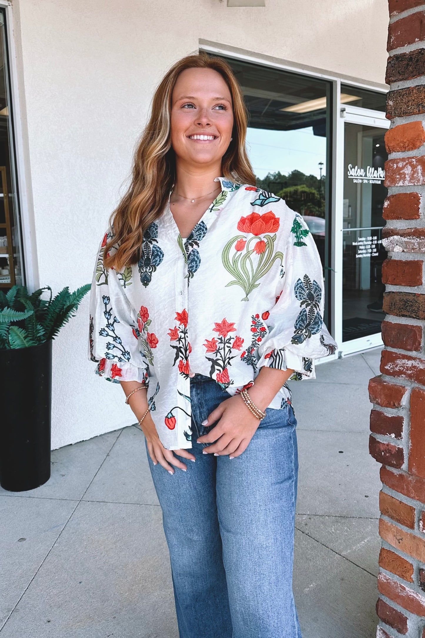 Austen Floral Blouse