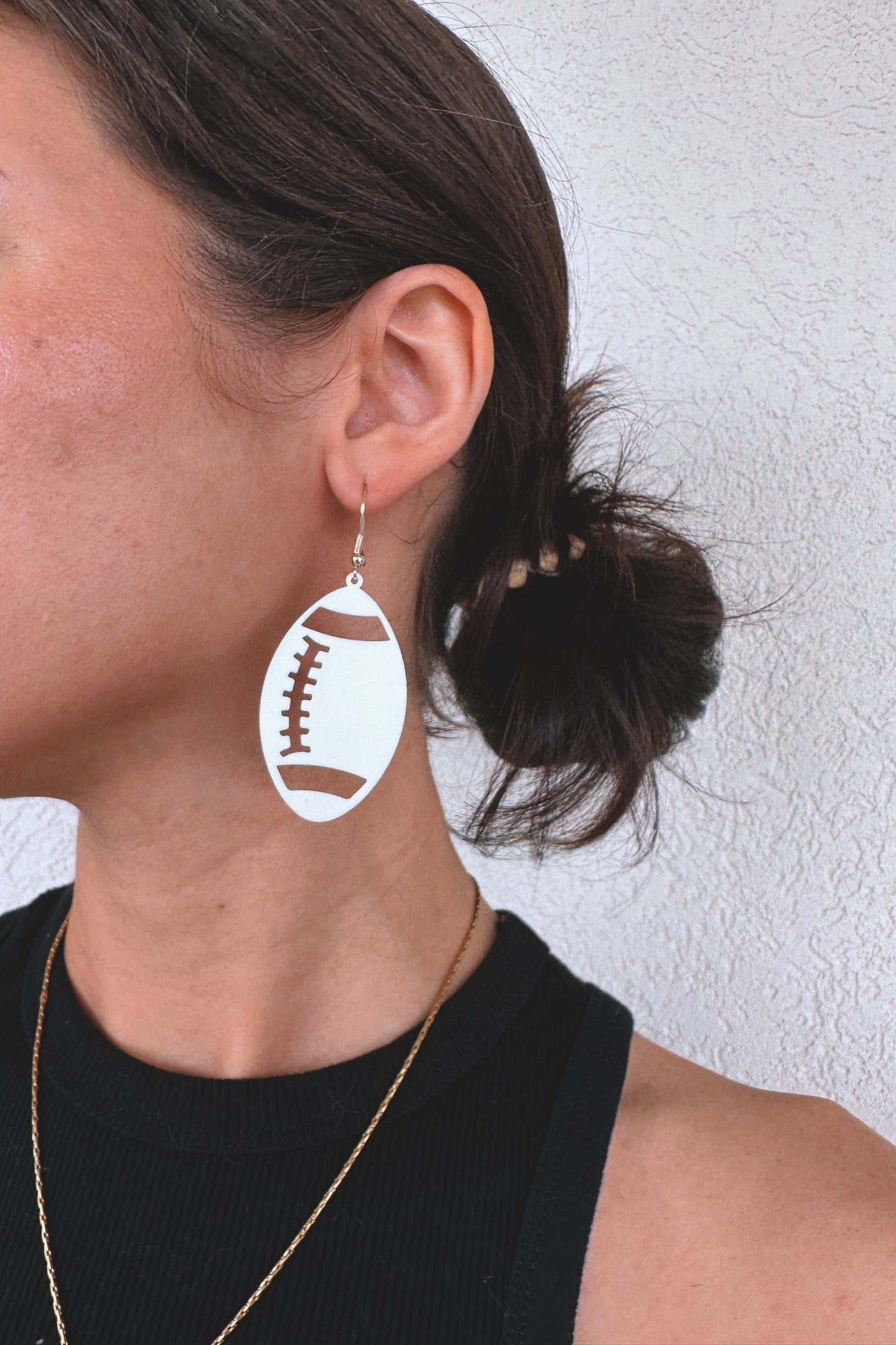 Football Filigree Earrings