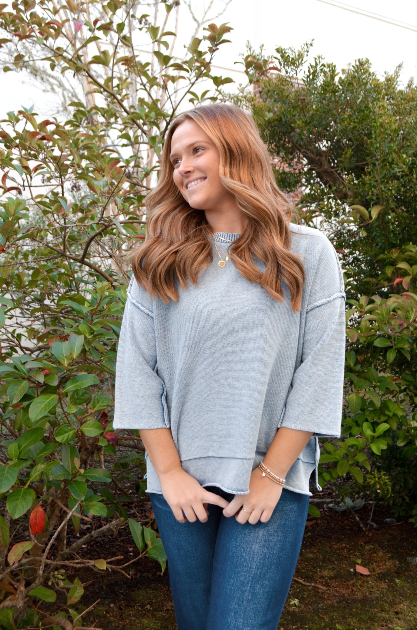 Saidee 3/4 Sleeve Sweater