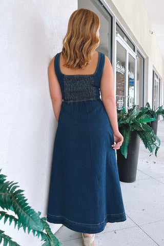 Harper Button-Front Dress