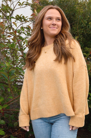 Marigold Tie-Back Sweater - Boutique EllaPar