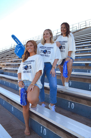 Oversized CCHS Graphic Tee - Boutique EllaPar