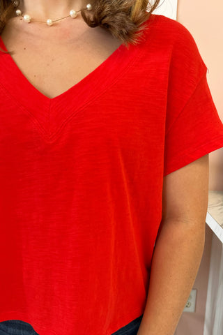Tilly V-Neck Top - Boutique EllaPar