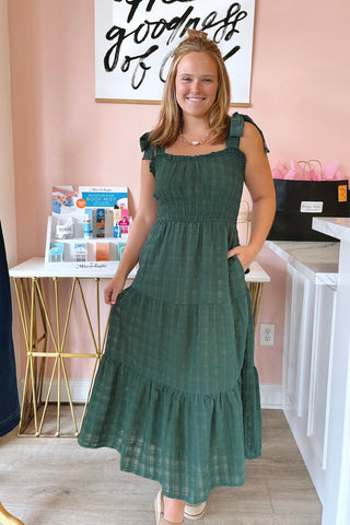 Mandie Tiered Midi Dress