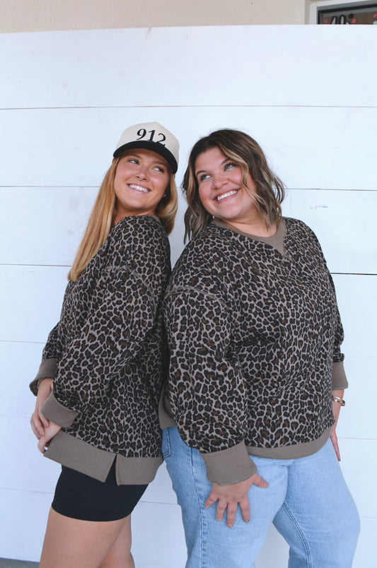 Lydia Leopard Sweatshirt